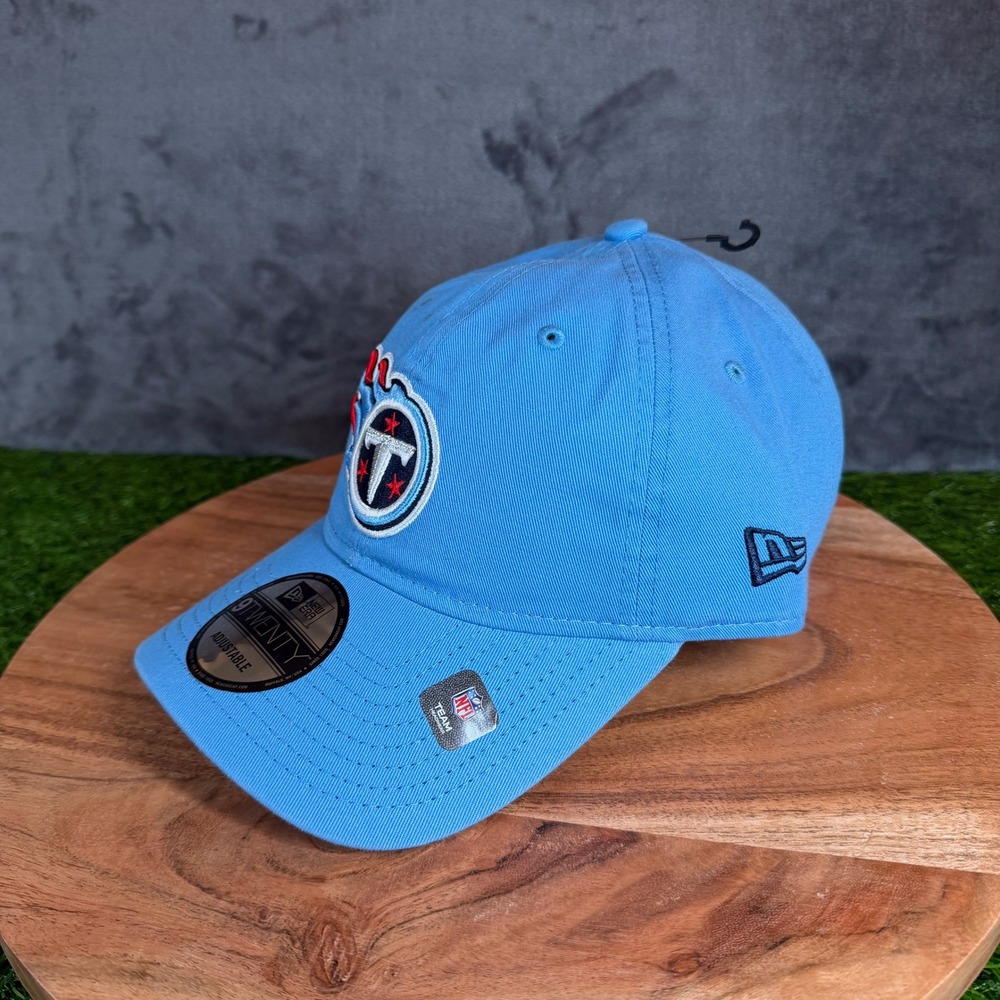 New Era Tennessee Titans NFL 9TWENTY Adjustable Hat Cap Light Blue Mens NWT
